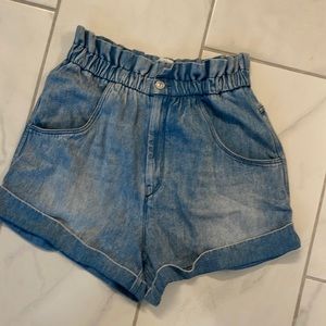 NWT Isabel Marant Etoile Itea paper bag waisted shorts. Sz 42